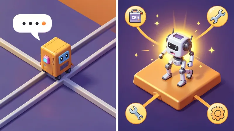 Chatbot vs agente de IA: qual a diferença e quando usar cada um