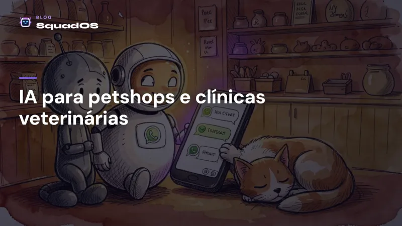 IA para petshops e clínicas veterinárias: agendamento e atendimento no WhatsApp sem perder cliente
